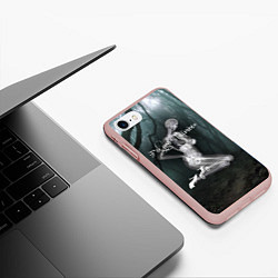 Чехол iPhone 7/8 матовый F*ck your halloween!, цвет: 3D-светло-розовый — фото 2