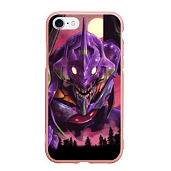 Чехол iPhone 7/8 матовый Neon Genesis Evangelion - Eva