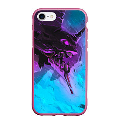 Чехол iPhone 7/8 матовый Neon Genesis Evangelion - Eva 01