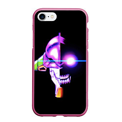 Чехол iPhone 7/8 матовый Evangelion neon