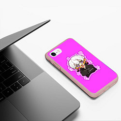 Чехол iPhone 7/8 матовый Чиби Изана, цвет: 3D-светло-розовый — фото 2