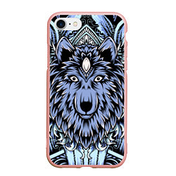 Чехол iPhone 7/8 матовый Изображение волка