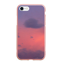 Чехол iPhone 7/8 матовый Розовая туча
