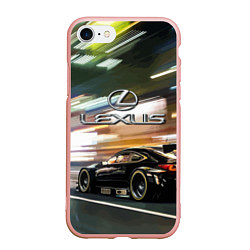 Чехол iPhone 7/8 матовый Lexus - скорость режим