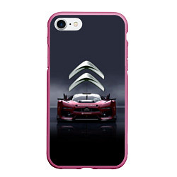 Чехол iPhone 7/8 матовый Citroen - Racing team - Motorsport