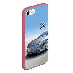 Чехол iPhone 7/8 матовый Buick concept в пустыне, цвет: 3D-малиновый — фото 2