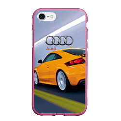 Чехол iPhone 7/8 матовый Audi TT мчится в тоннеле