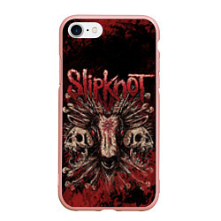 Чехол iPhone 7/8 матовый Horror Slipknot