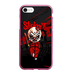 Чехол iPhone 7/8 матовый Slipknot bloody