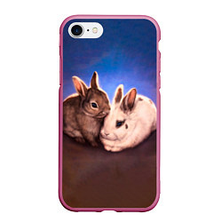 Чехол iPhone 7/8 матовый Кроличьи нежности