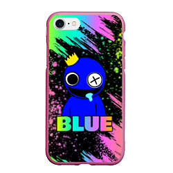 Чехол iPhone 7/8 матовый Rainbow Friends - Blue