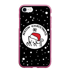 Чехол iPhone 7/8 матовый Meow Christmas