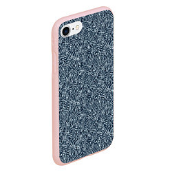 Чехол iPhone 7/8 матовый Полоска скетч, цвет: 3D-светло-розовый — фото 2
