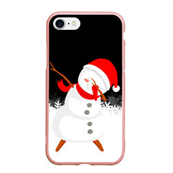 Чехол iPhone 7/8 матовый Снеговик dab