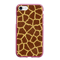 Чехол iPhone 7/8 матовый Текстура жирафа