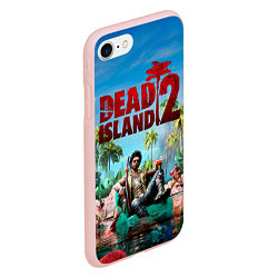 Чехол iPhone 7/8 матовый Dead island two, цвет: 3D-светло-розовый — фото 2