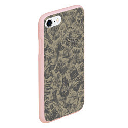 Чехол iPhone 7/8 матовый Nirvana style, цвет: 3D-светло-розовый — фото 2