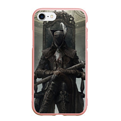 Чехол iPhone 7/8 матовый Bloodborne охотник
