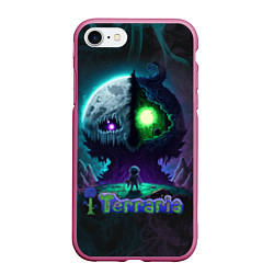 Чехол iPhone 7/8 матовый Terraria monster