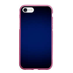Чехол iPhone 7/8 матовый Сапфировый градиент, цвет: 3D-малиновый