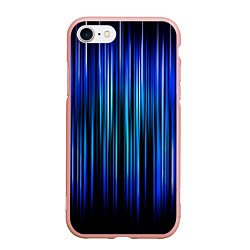 Чехол iPhone 7/8 матовый Neon line stripes