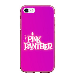 Чехол iPhone 7/8 матовый Pink panther, цвет: 3D-малиновый