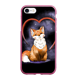 Чехол iPhone 7/8 матовый Милая лисица кицунэ