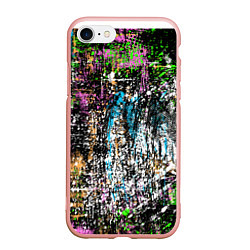 Чехол iPhone 7/8 матовый Красочный фон в стиле гранж