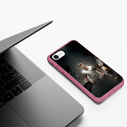 Чехол iPhone 7/8 матовый Rainbow Six Siege - 5 year, цвет: 3D-малиновый — фото 2