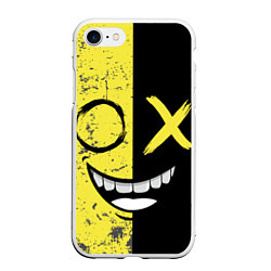 Чехол iPhone 7/8 матовый Смайлик с улыбкой, цвет: 3D-белый