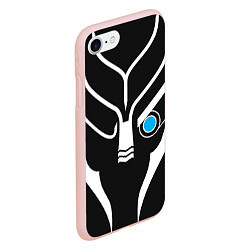 Чехол iPhone 7/8 матовый Mass Effect Garrus Art, цвет: 3D-светло-розовый — фото 2