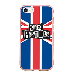 Чехол iPhone 7/8 матовый Sex Pistols - панк рок