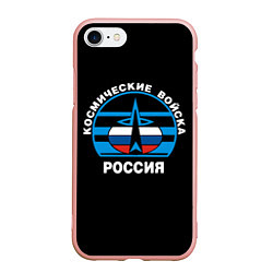 Чехол iPhone 7/8 матовый Космические войска России
