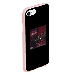 Чехол iPhone 7/8 матовый SEEMEE - holod72, цвет: 3D-светло-розовый — фото 2