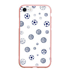 Чехол iPhone 7/8 матовый Balls