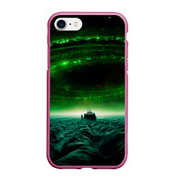 Чехол iPhone 7/8 матовый Космический шторм