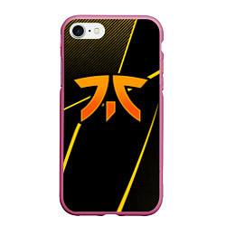 Чехол iPhone 7/8 матовый Fnatic - csgo - gold edition, цвет: 3D-малиновый