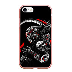 Чехол iPhone 7/8 матовый Cyberpunk death