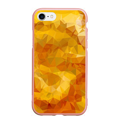 Чехол iPhone 7/8 матовый Yellow style, цвет: 3D-светло-розовый