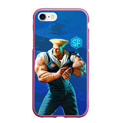 Чехол iPhone 7/8 матовый Street Fighter 6: Guile