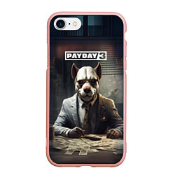 Чехол iPhone 7/8 матовый Bulldog payday 3