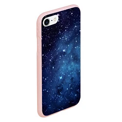 Чехол iPhone 7/8 матовый Звездное небо - нейросеть, цвет: 3D-светло-розовый — фото 2