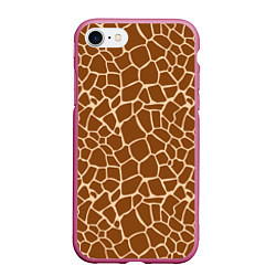 Чехол iPhone 7/8 матовый Пятнистая шкура жирафа