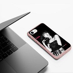 Чехол iPhone 7/8 матовый Blackpink lovely Lisa, цвет: 3D-светло-розовый — фото 2