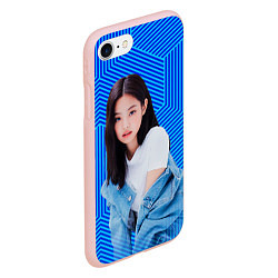 Чехол iPhone 7/8 матовый Jennie kpop music, цвет: 3D-светло-розовый — фото 2