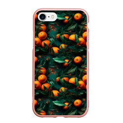 Чехол iPhone 7/8 матовый Яркие апельсины