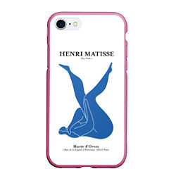 Чехол iPhone 7/8 матовый Силуэт лежа на спине - Анри Матисс, цвет: 3D-малиновый