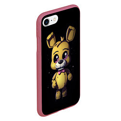 Чехол iPhone 7/8 матовый Spring Bonnie Five Nights at Freddys, цвет: 3D-малиновый — фото 2