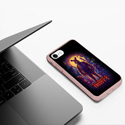 Чехол iPhone 7/8 матовый Five Nights at Freddys horror, цвет: 3D-светло-розовый — фото 2