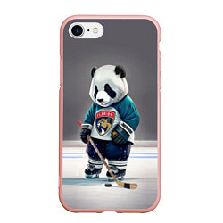 Чехол iPhone 7/8 матовый Panda striker of the Florida Panthers